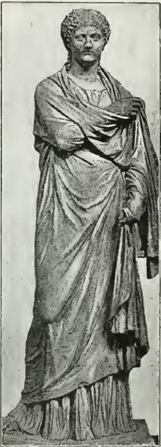 VII.16 Herculaneum. 1888. Sister of M. Nonius Balbus.
See Von Sybel, L., 1888. Weltgeschichte der Kunst bis zur Erbauung der Sophienkirche. Marburg: Elwert, taf. 208, p. 254.